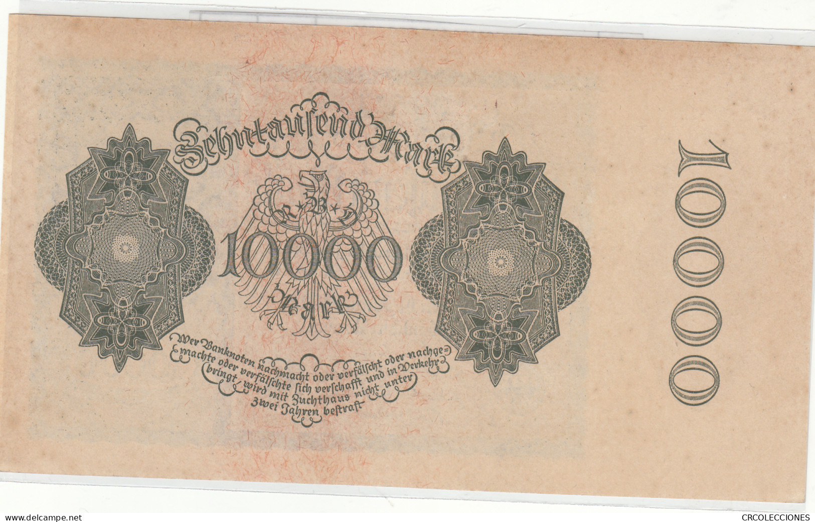 BILLETE ALEMANIA 10.000 MARCOS 1922 P-72/2  - Other - Europe