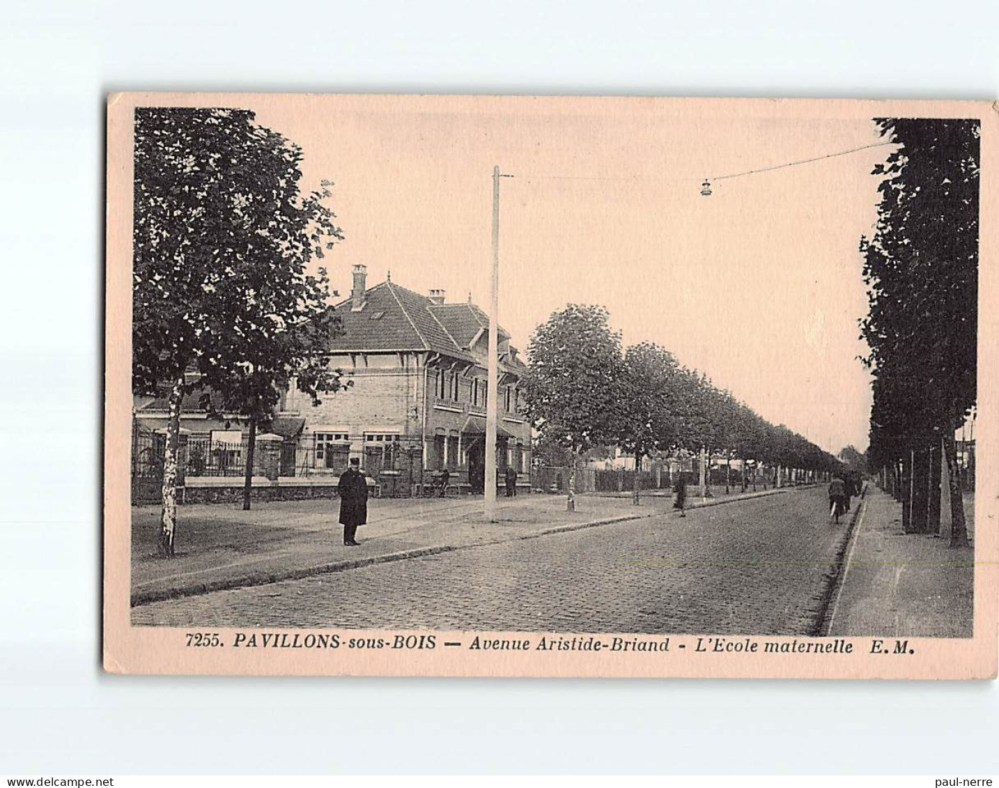 PAVILLON SOUS BOIS : Avenue Aristide Briand, L'Ecole Maternelle - état - Les Pavillons Sous Bois