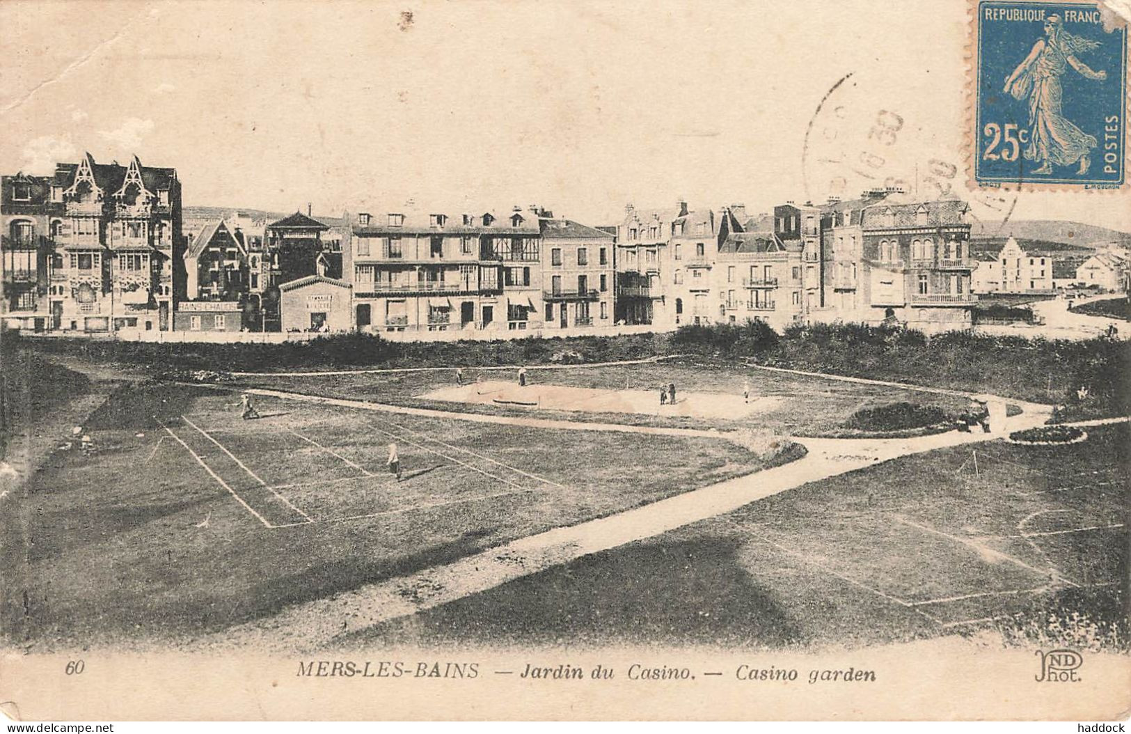 MERS LES BAINS : JARDIN DU CASINO - Mers Les Bains