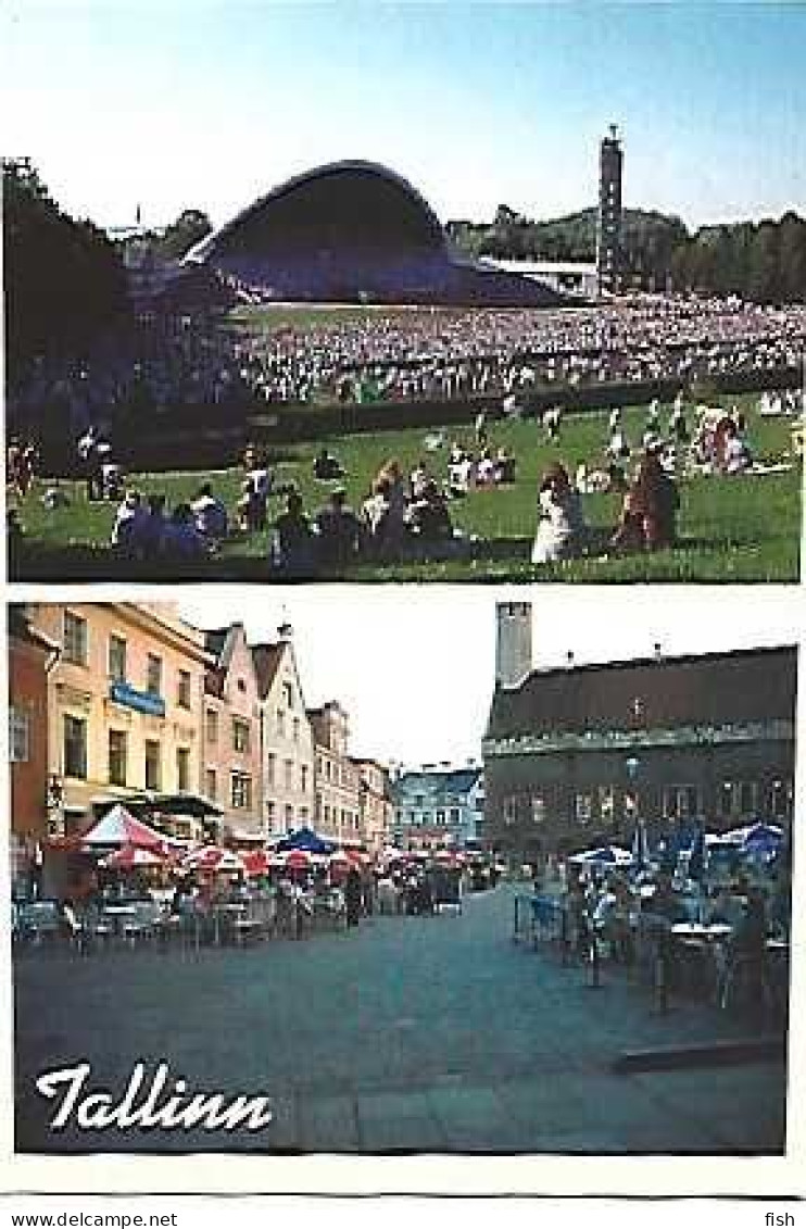 Latvia ** & Postal, Song Festival Ground And Town Hall Square, Fotho Ann Tenno (68688) - Latvia