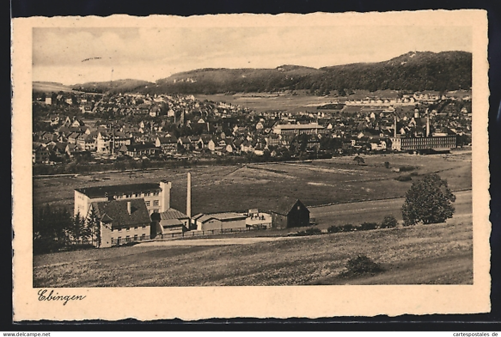 AK Ebingen, Ortsansicht Aus Der Vogelschau  - Autres & Non Classés