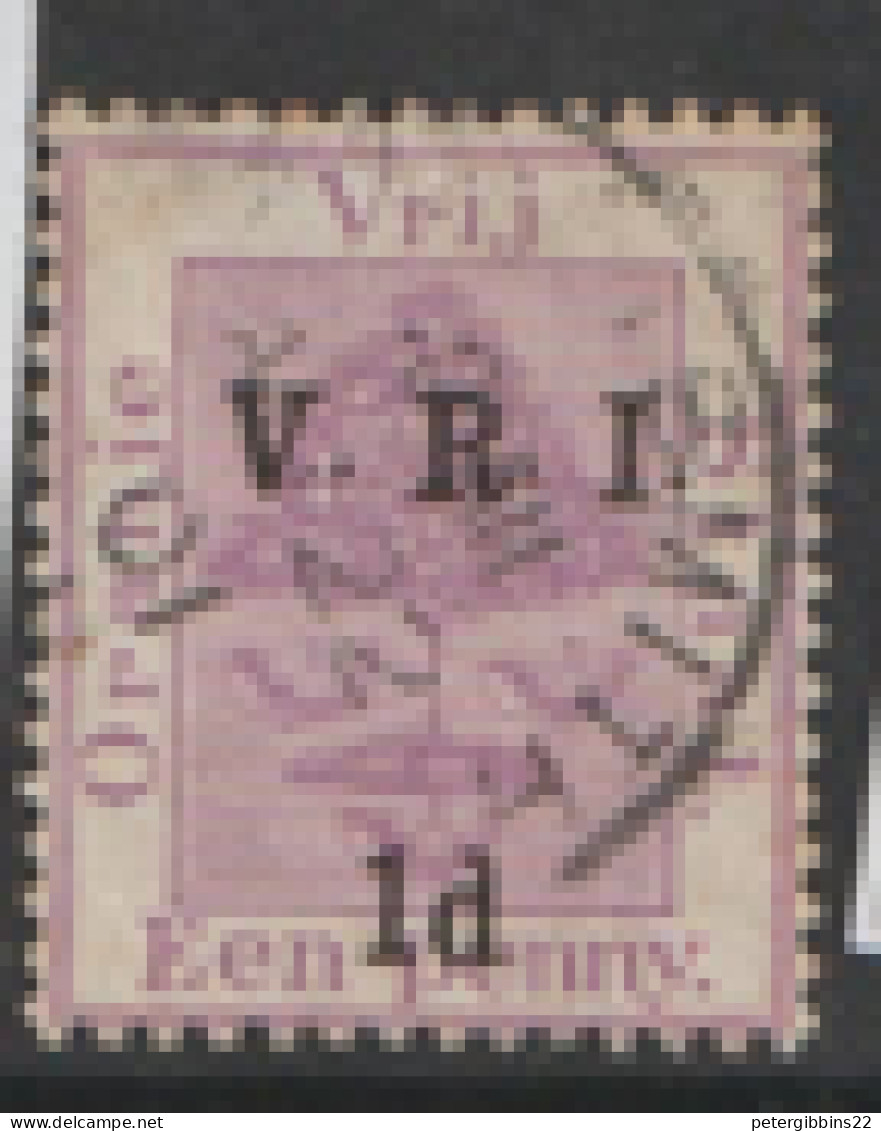 Orange Free State  1900 SG 113  Surcharged  V.R.I.  1d Fine Used - Orange Free State (1868-1909)