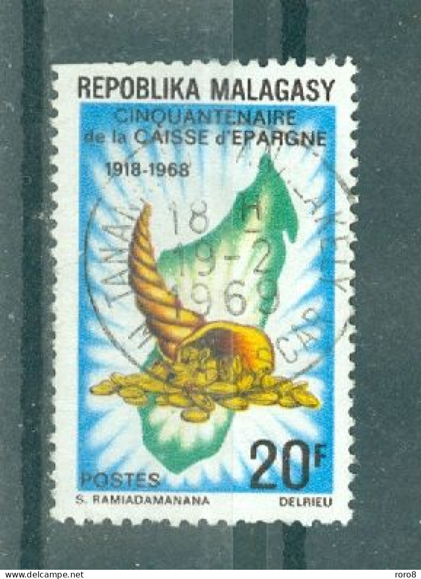MADAGASCAR - N°457 Oblitéré. Cinquantenaire De La Caisse D'épargne. - Madagaskar (1960-...)