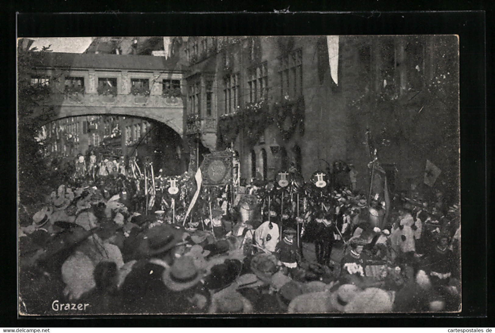 AK Nürnberg, Festumzug Der Grazer Auf Dem Deutschen Sängerbundesfest 1912  - Autres & Non Classés