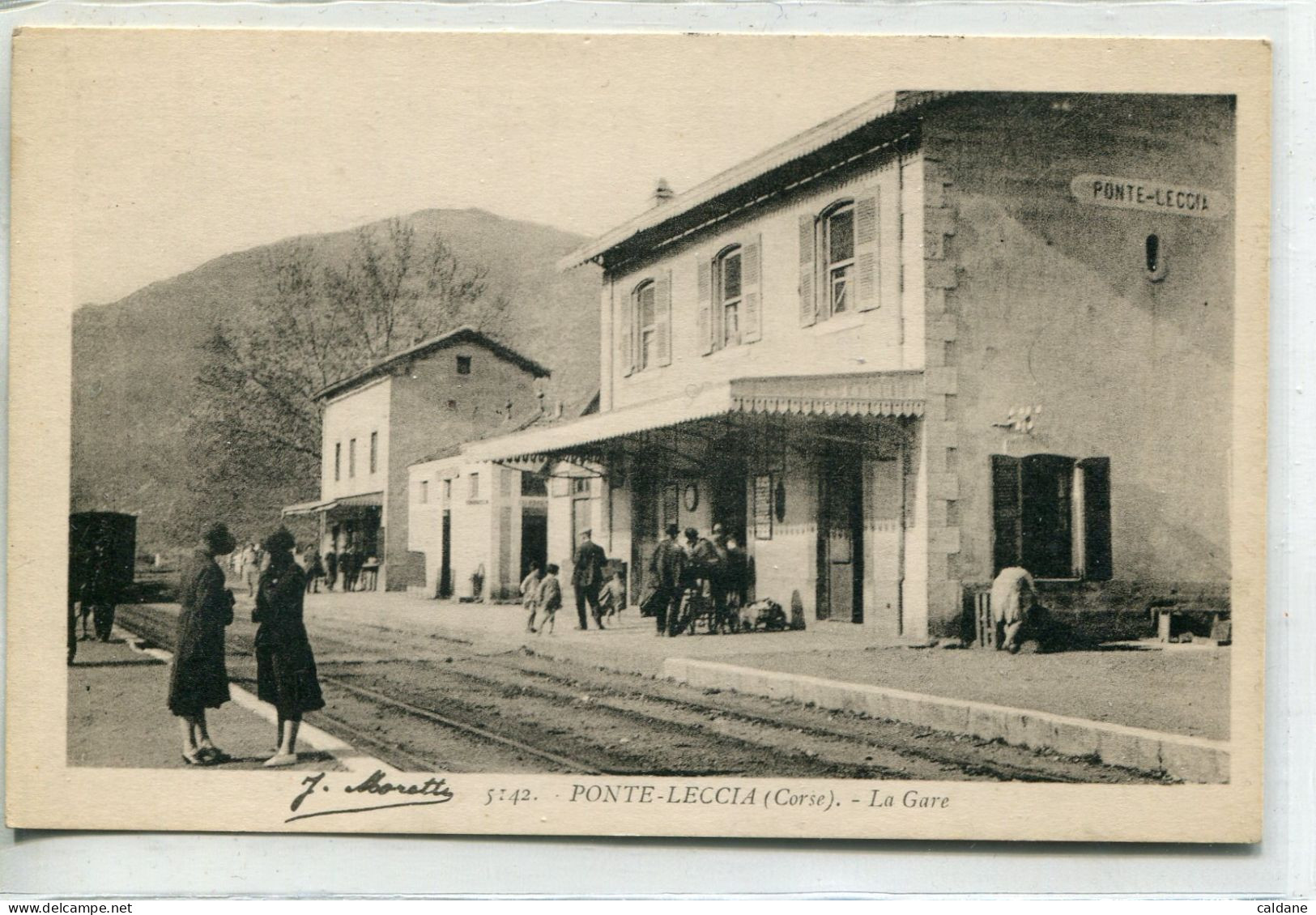 2B- CORSE -PONTE-LECCIA  -  La. Gare - Stations Without Trains
