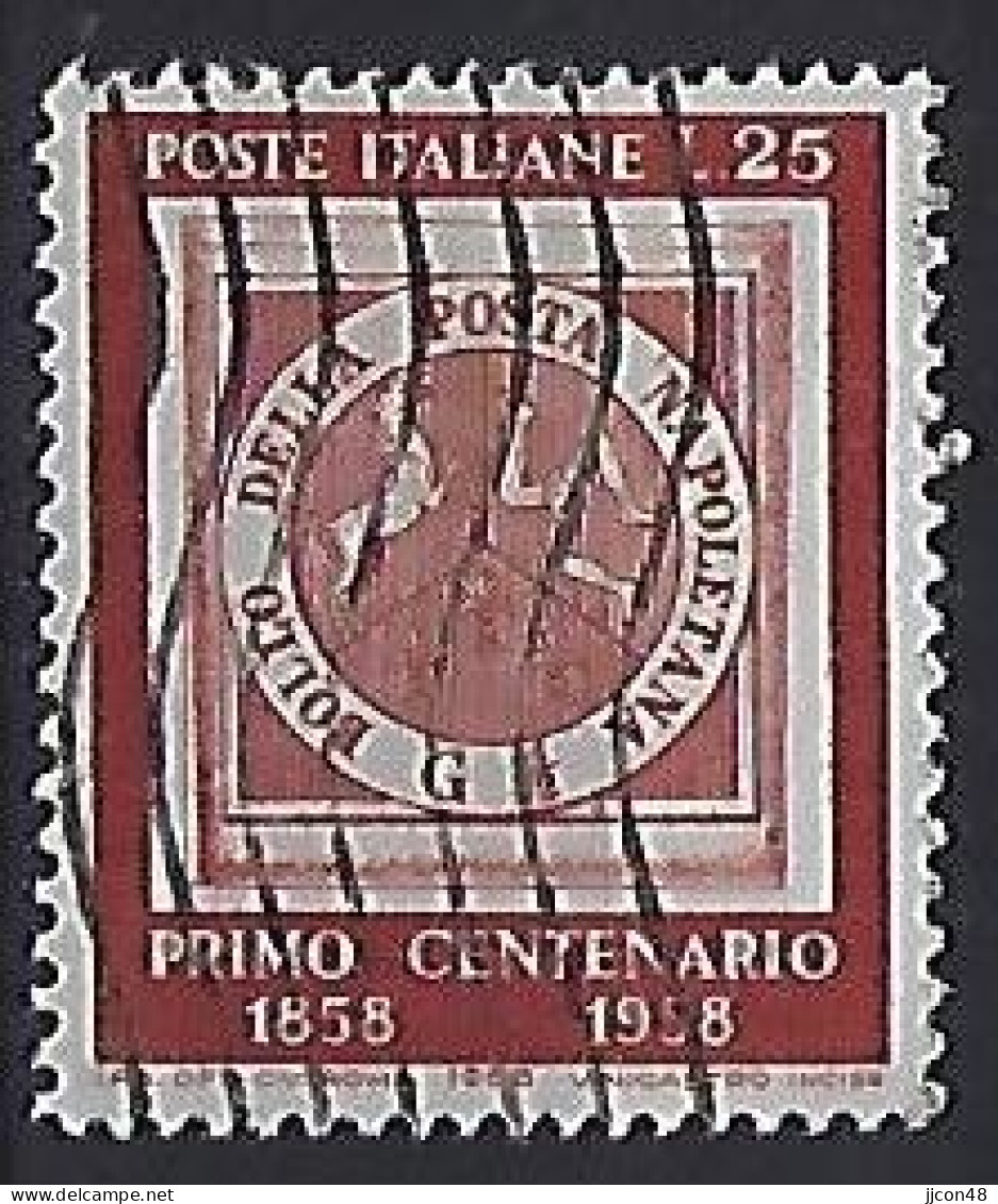 Italy 1958  100 Jahre Briefmarken Von Neapel  (o) Mi.1018 - 1946-60: Oblitérés