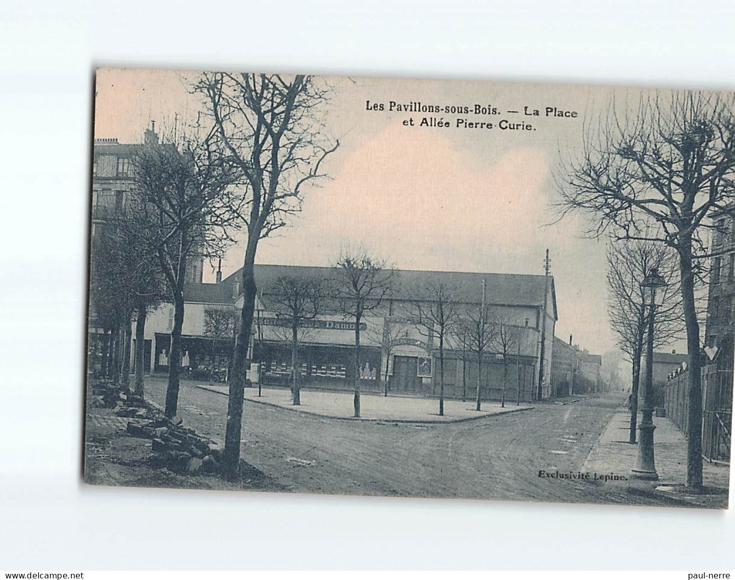 LES PAVILLONS SOUS BOIS : La Place Et Allée Pierre Curie - Très Bon état - Les Pavillons Sous Bois