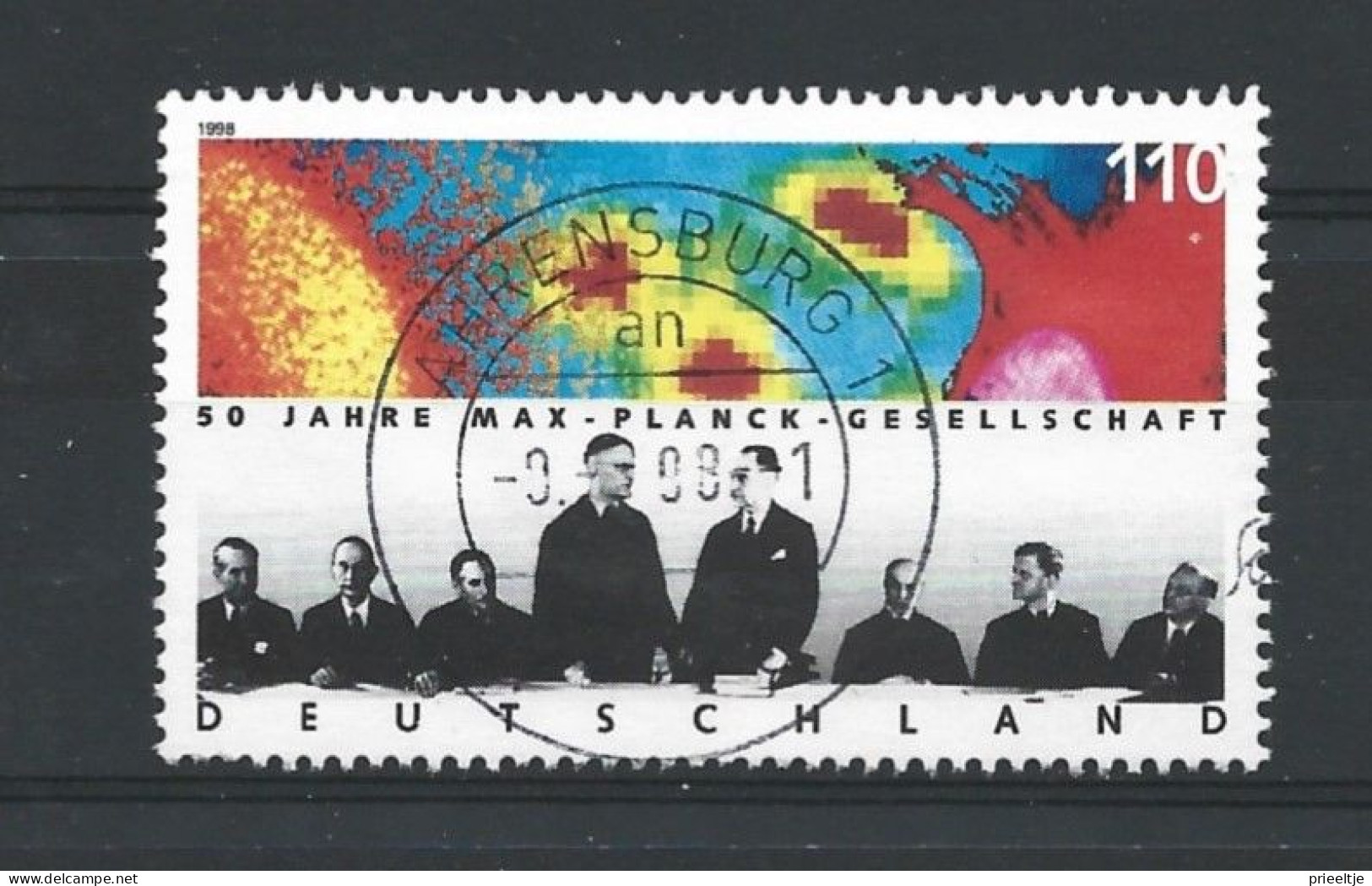 DBP 1998 Max Planck Soc. 50th Anniv. Y.T. 1805 (0) - Used Stamps