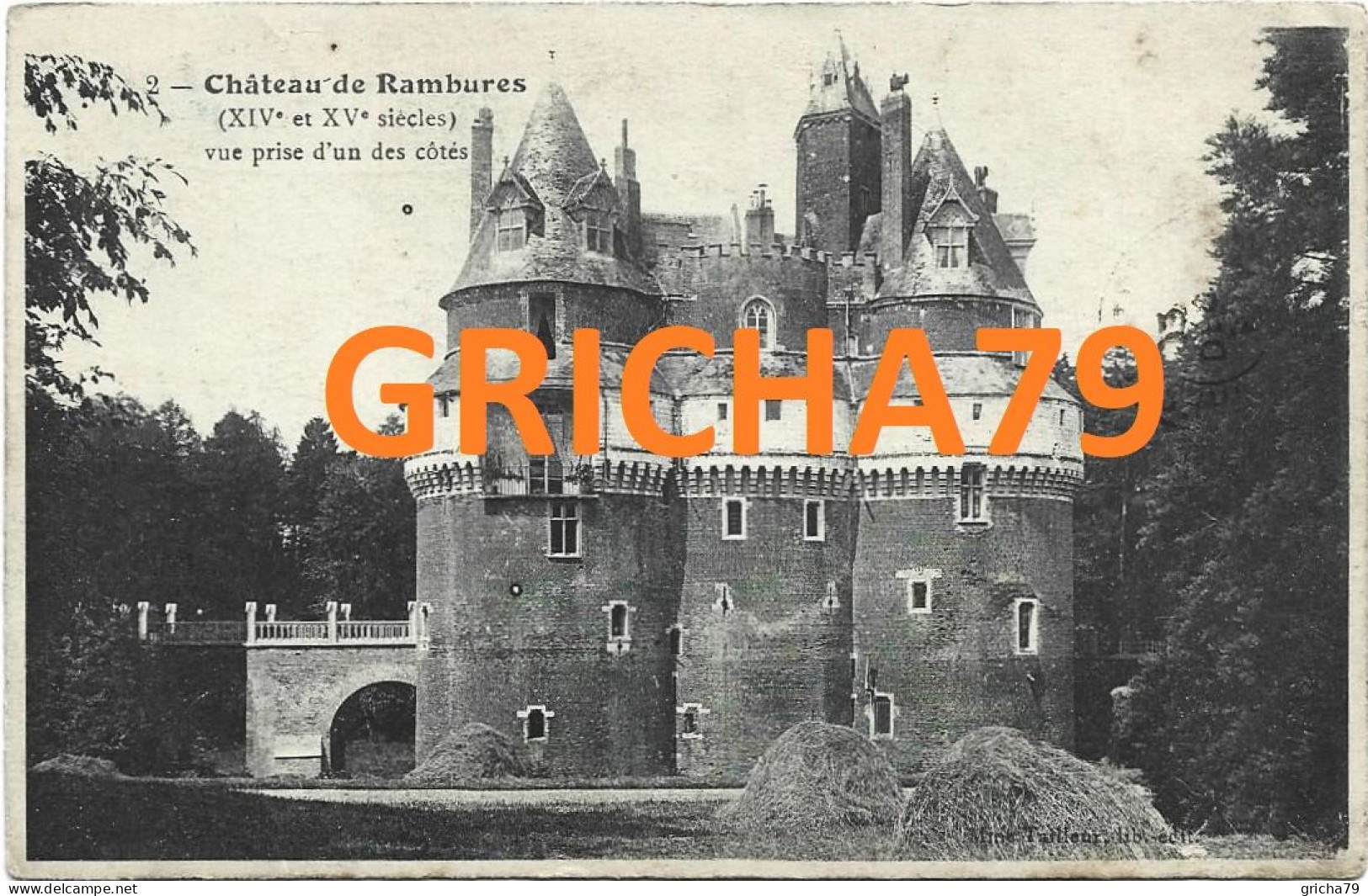 80 RAMBURES - CHATEAU DE RAMBURES - VUE PRISE D UN DES COTES - Otros & Sin Clasificación