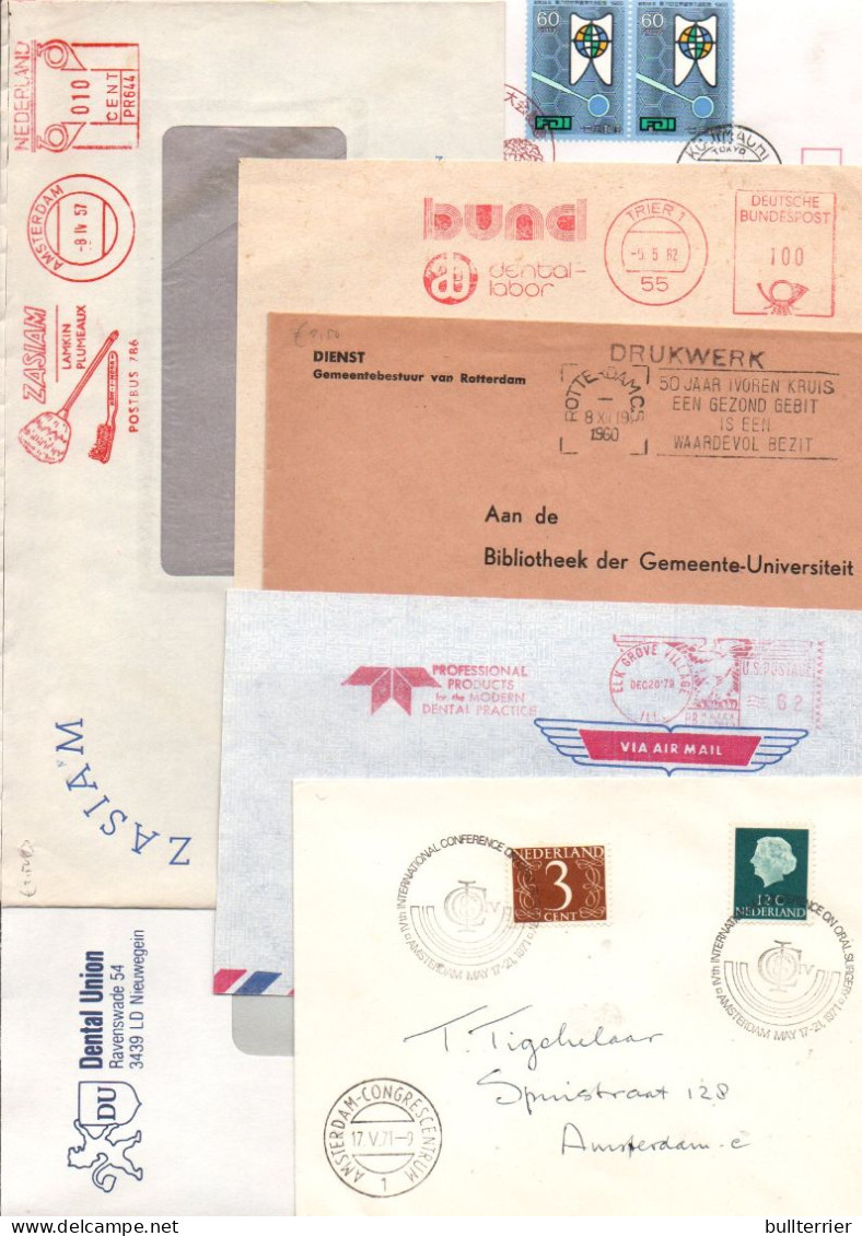 DENTISTRY - ASSORTMENT OF ENVELOPE ( 16 ) WITH  DENTISTRY INTEREST, Inc POSTMARKS - Autres & Non Classés