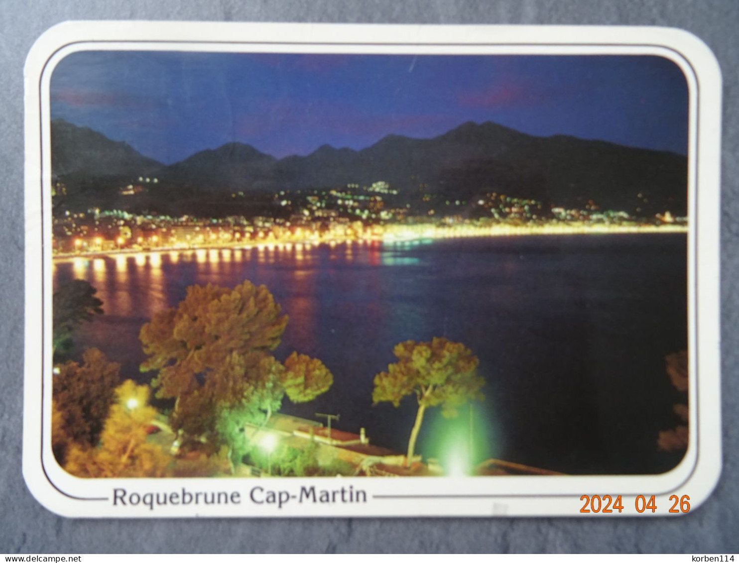 LA BAIE  LA NUIT - Roquebrune-Cap-Martin