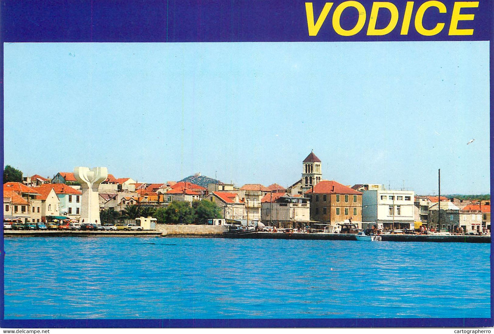 Navigation Sailing Vessels & Boats Themed Postcard Vodice Harbour - Voiliers