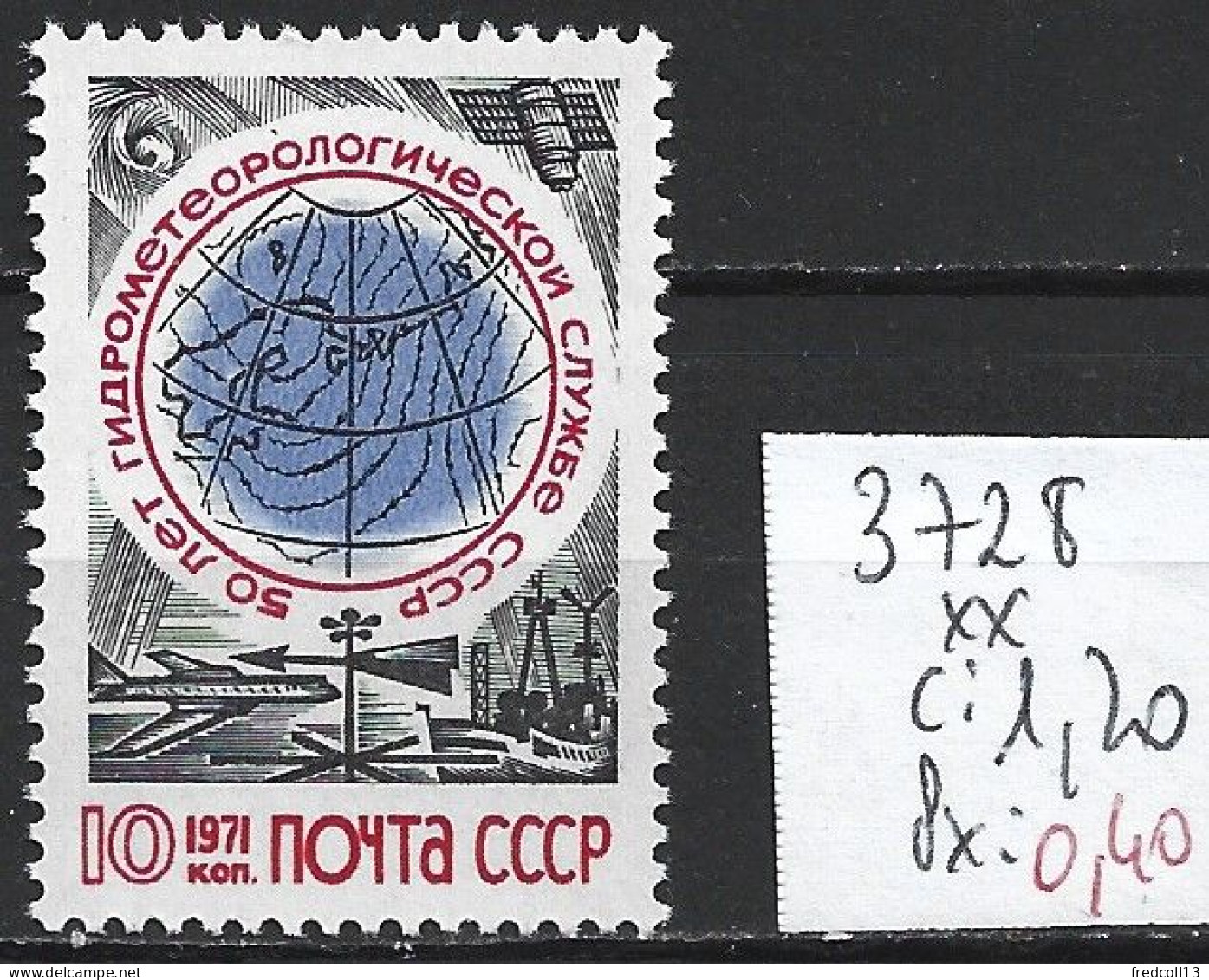 RUSSIE 3728 ** Côte 1.20 € - Nuovi