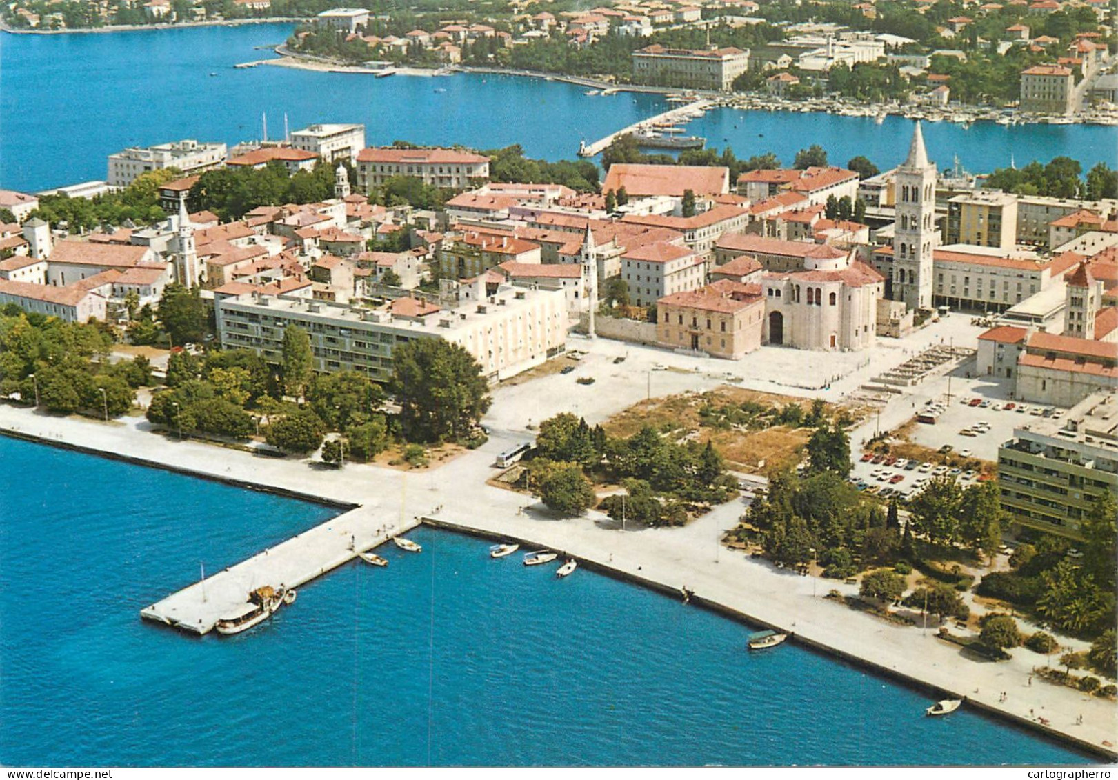 Navigation Sailing Vessels & Boats Themed Postcard Zadar Harbour - Voiliers