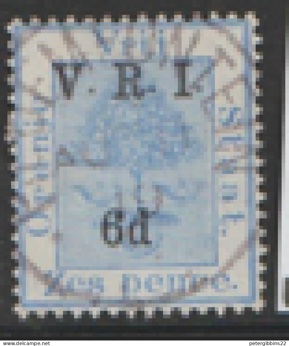 Orange Free State  1900 SG 120  Surcharged  V.R.I.  6d  Fine Used - Oranje Vrijstaat (1868-1909)