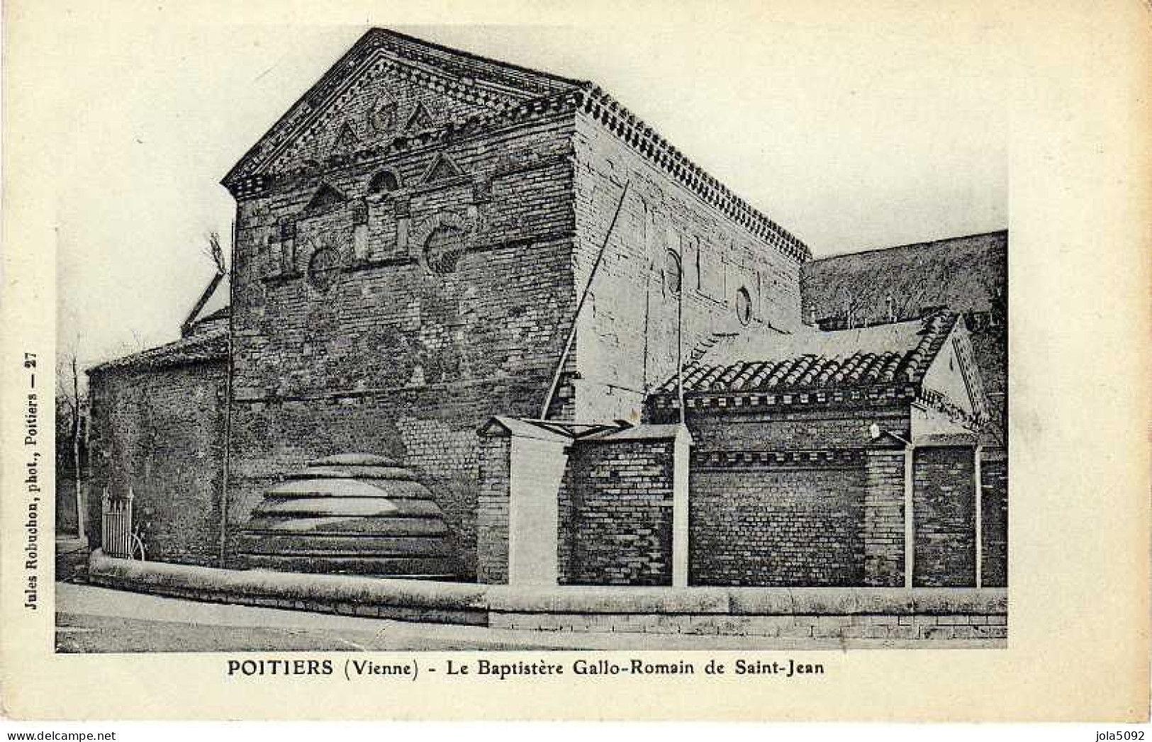 86 - POITIERS - Le Baptistère Gallo-Romain De Saint-Jean - Poitiers