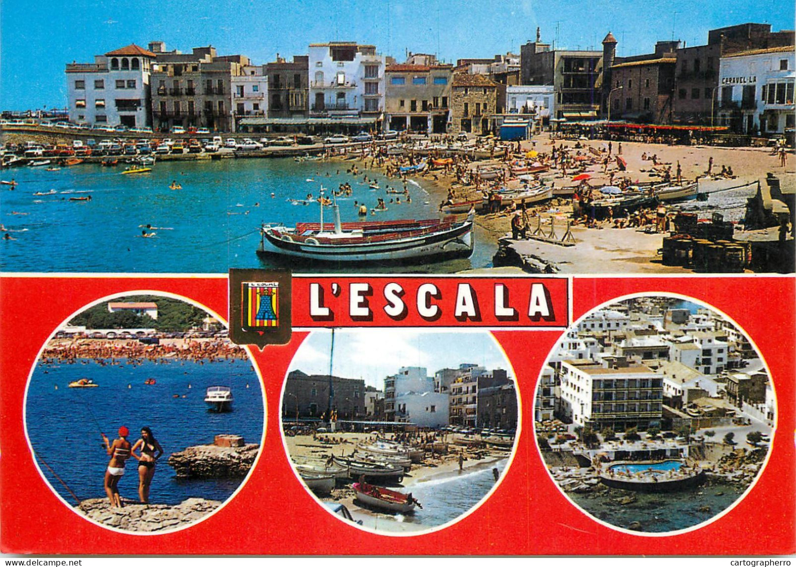 Navigation Sailing Vessels & Boats Themed Postcard L'Escala - Voiliers