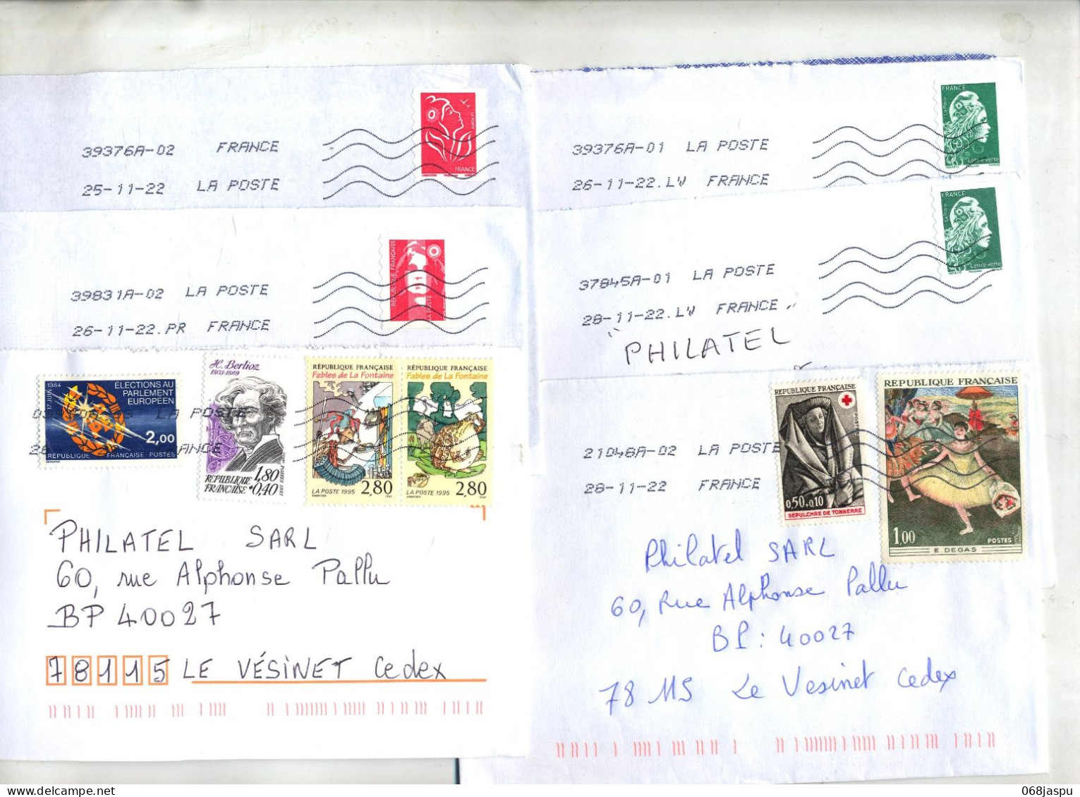 lot OO de 122 lettre 1 pap flamme chiffree acec sans index + tournee facteur erreur impression etc  à voir