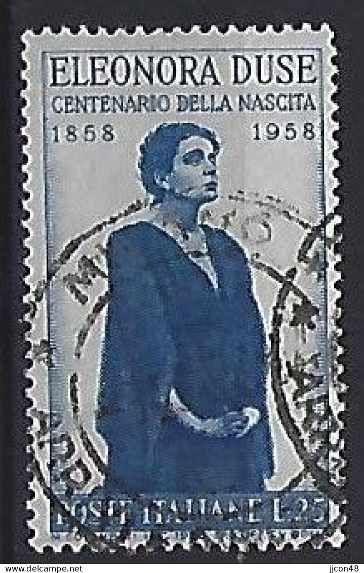 Italy 1958  Eleonora Duse  (o) Mi.1026 - 1946-60: Usati