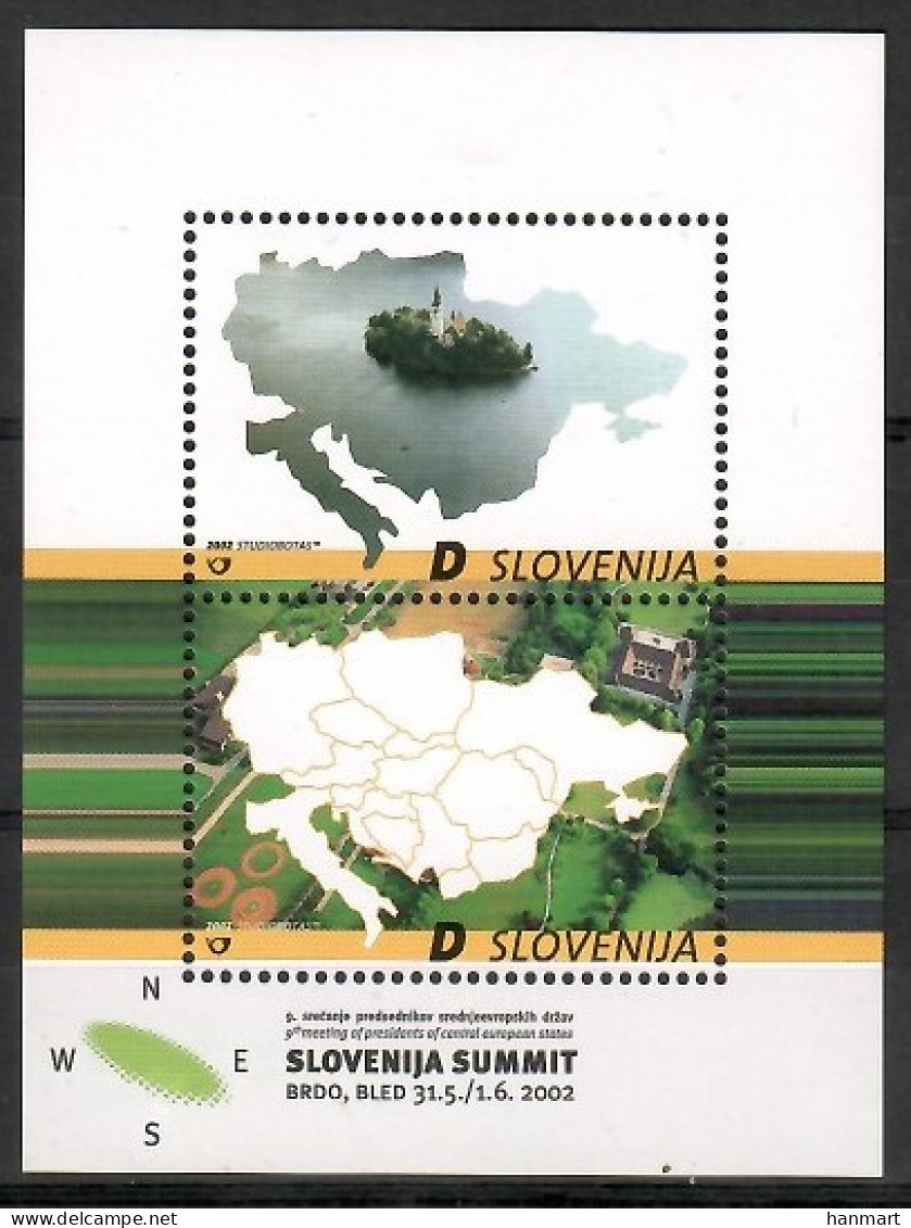 Slovenia 2002 Mi Block 15 MNH  (ZE2 SLNbl15) - Geografía