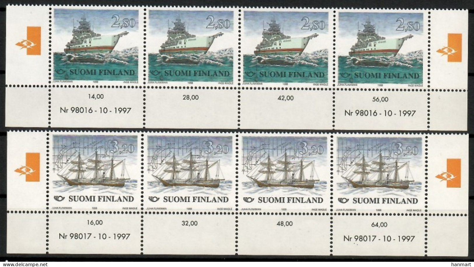 Finland 1998 Mi 1435-1436 MNH  (ZE3 FNLmarvie1435-1436a) - Andere & Zonder Classificatie