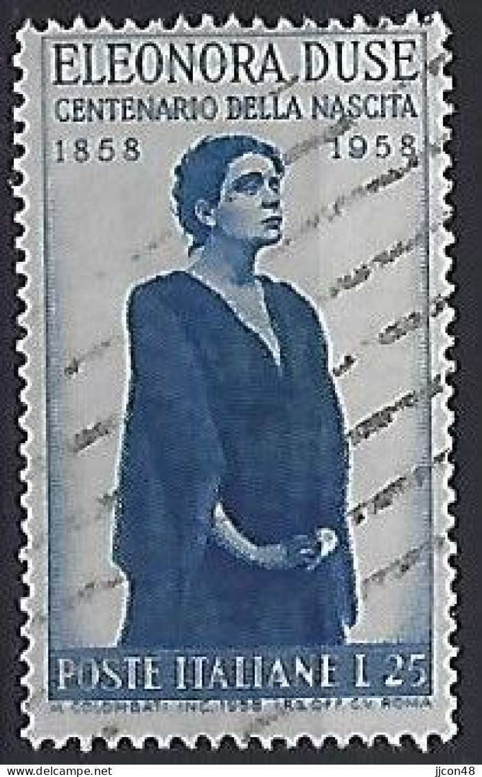 Italy 1958  Eleonora Duse  (o) Mi.1026 - 1946-60: Oblitérés