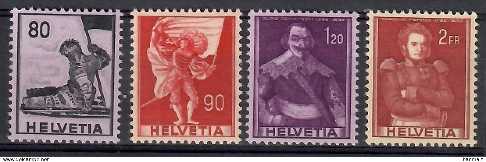 Switzerland 1958 Mi 683-686 MNH  (ZE1 SWT683-686) - Briefmarken