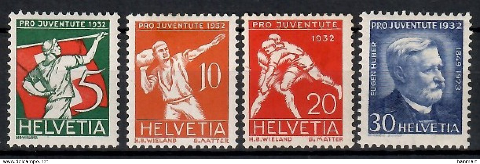 Switzerland 1932 Mi 262-265 Mh - Mint Hinged  (PZE1 SWT262-265) - Other