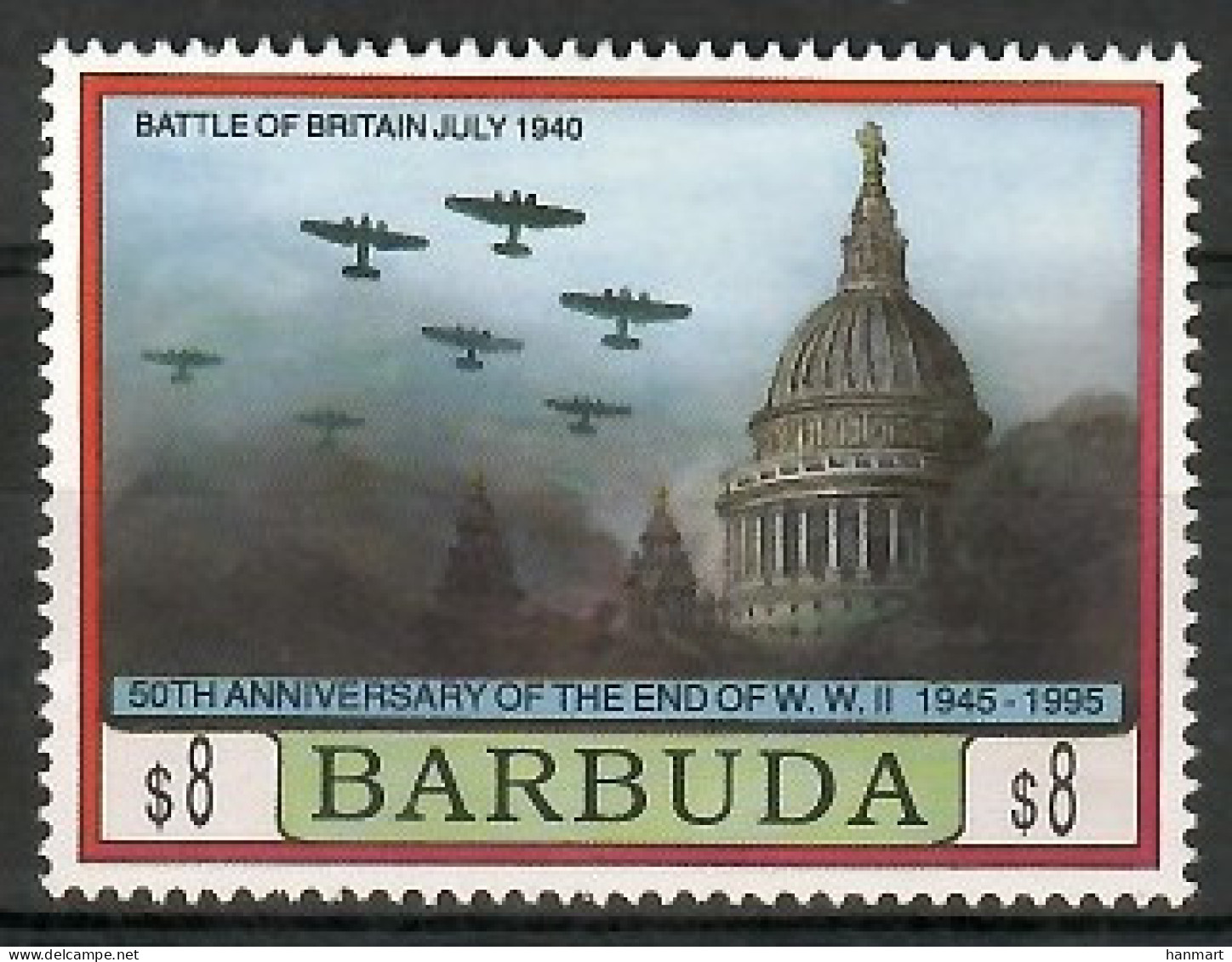 Barbuda 1995 Mi 1723 MNH  (ZS2 BRD1723) - Flugzeuge