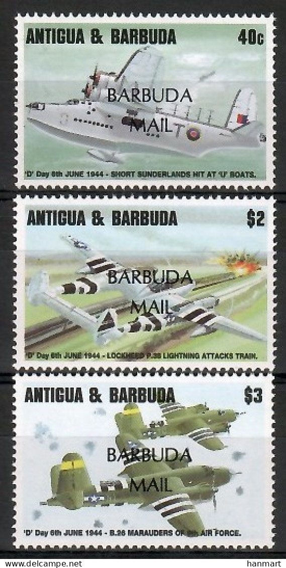Barbuda 1995 Mi 1718-1720 MNH  (ZS2 BRD1718-1720) - Sonstige & Ohne Zuordnung