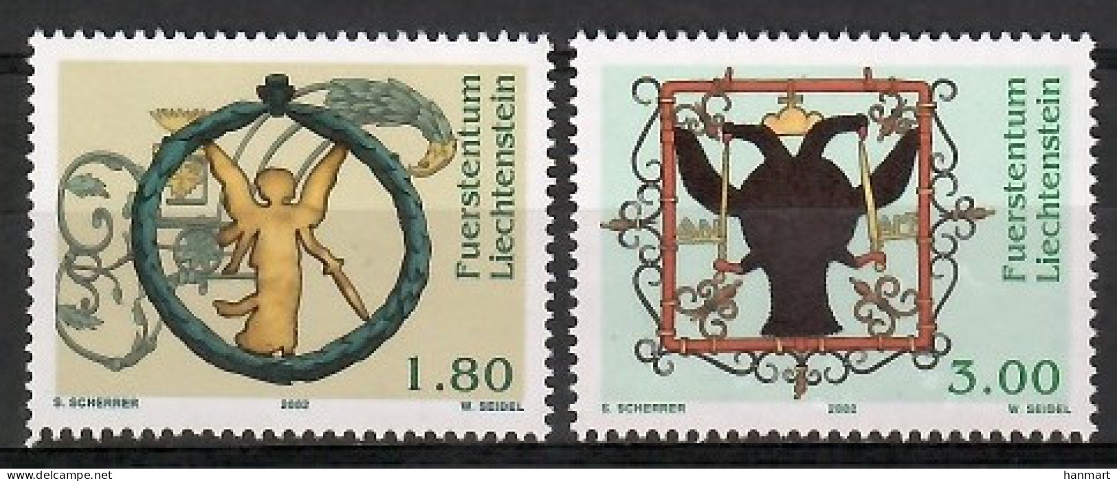 Liechtenstein 2002 Mi 1308-1309 MNH  (LZE1 LCH1308-1309) - Stamps