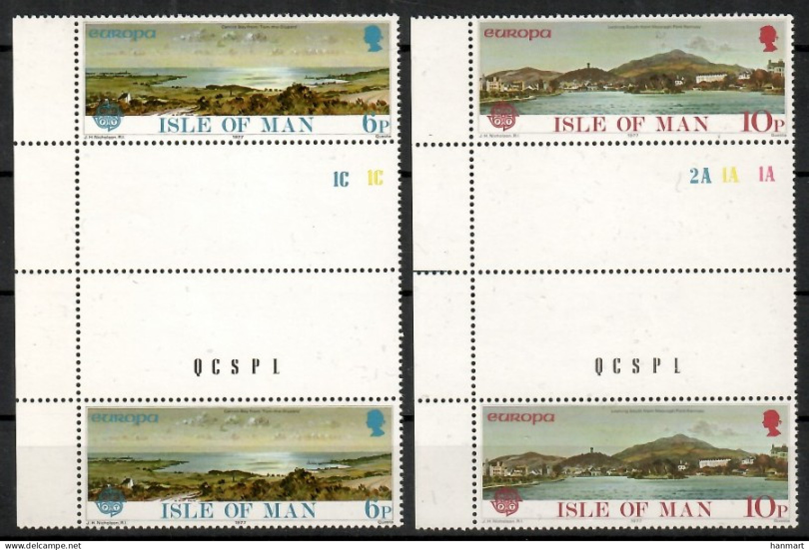 Isle Of Man 1977 Mi 95-96 MNH  (ZE3 IOMmargut95-96b) - Sonstige & Ohne Zuordnung