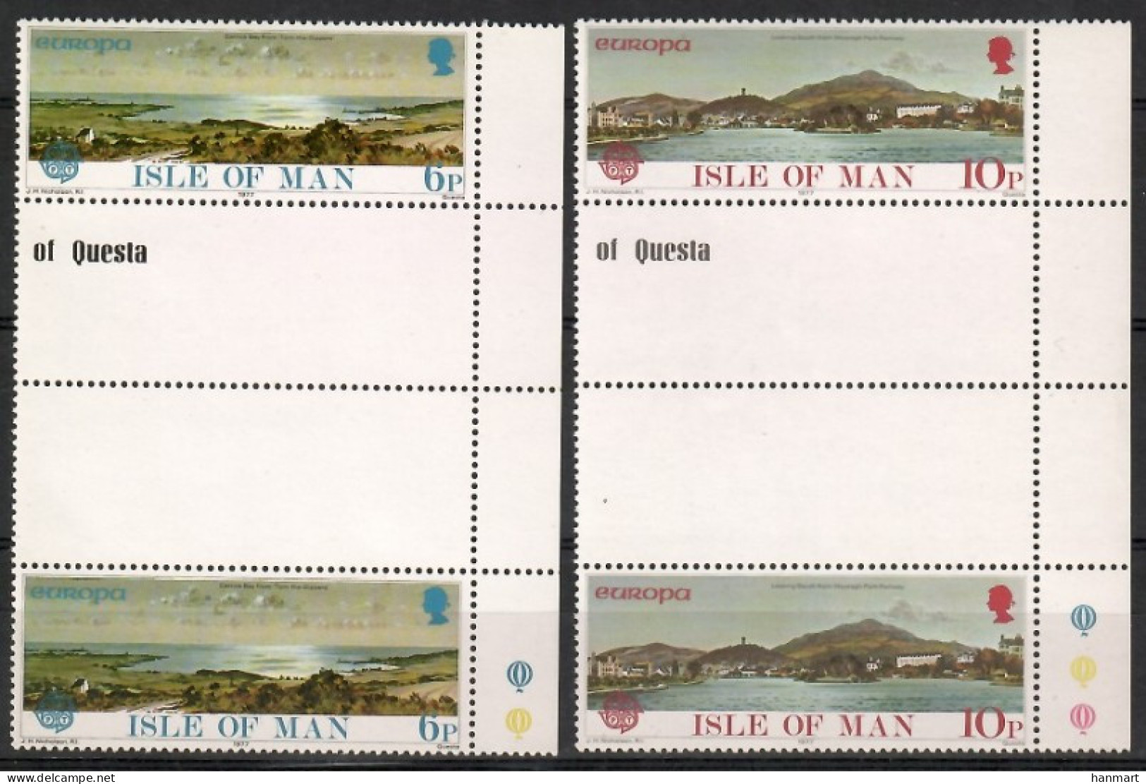 Isle Of Man 1977 Mi 95-96 MNH  (ZE3 IOMmargut95-96a) - Andere