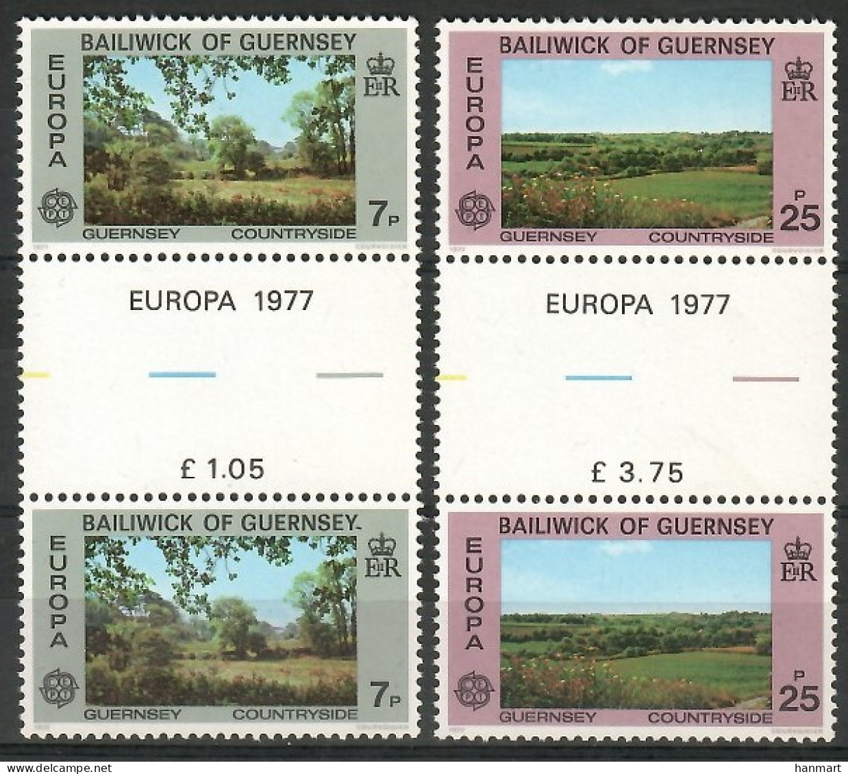 Guernsey 1977 Mi 147-148 MNH  (ZE3 GRNgut147-148b) - Altri & Non Classificati