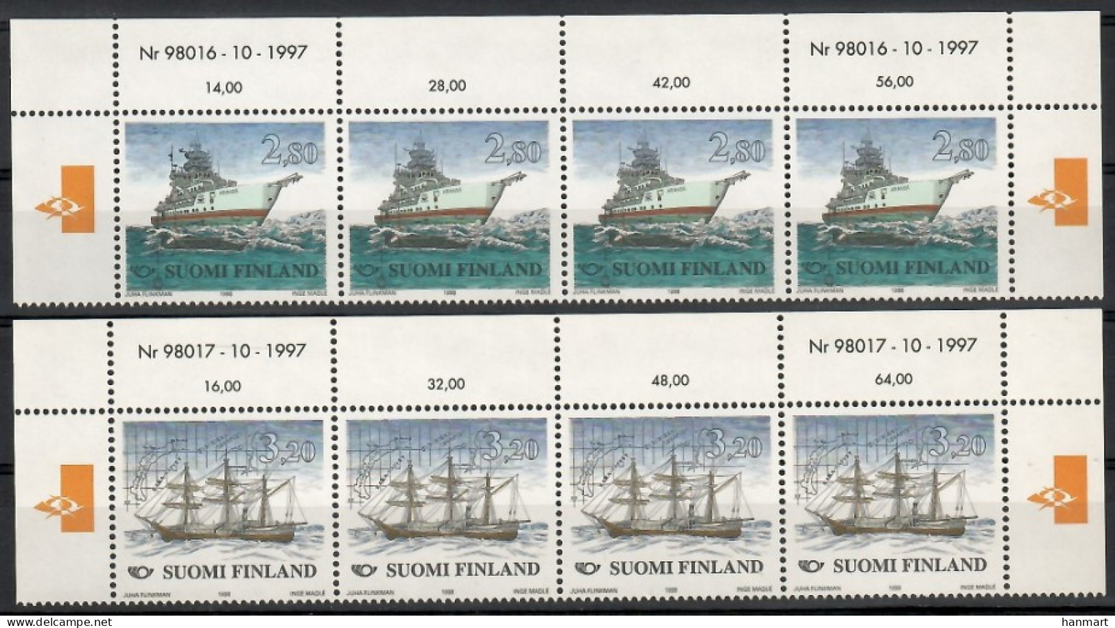 Finland 1998 Mi 1435-1436 MNH  (ZE3 FNLmarvie1435-1436b) - Autres & Non Classés