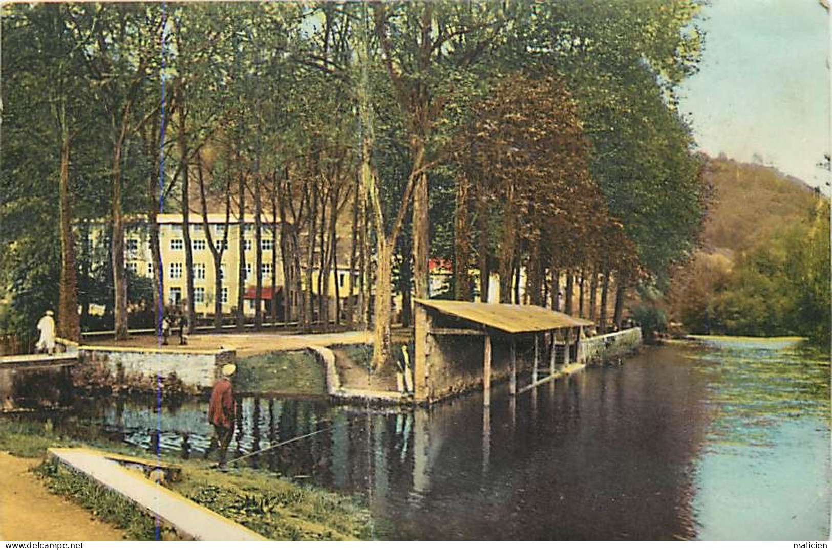 - Creuse -ref-A592- Aubusson - Paysage Pittoresque Des Bords De Creuse - Lavoir - Lavoirs - Carte Colorisée - - Aubusson