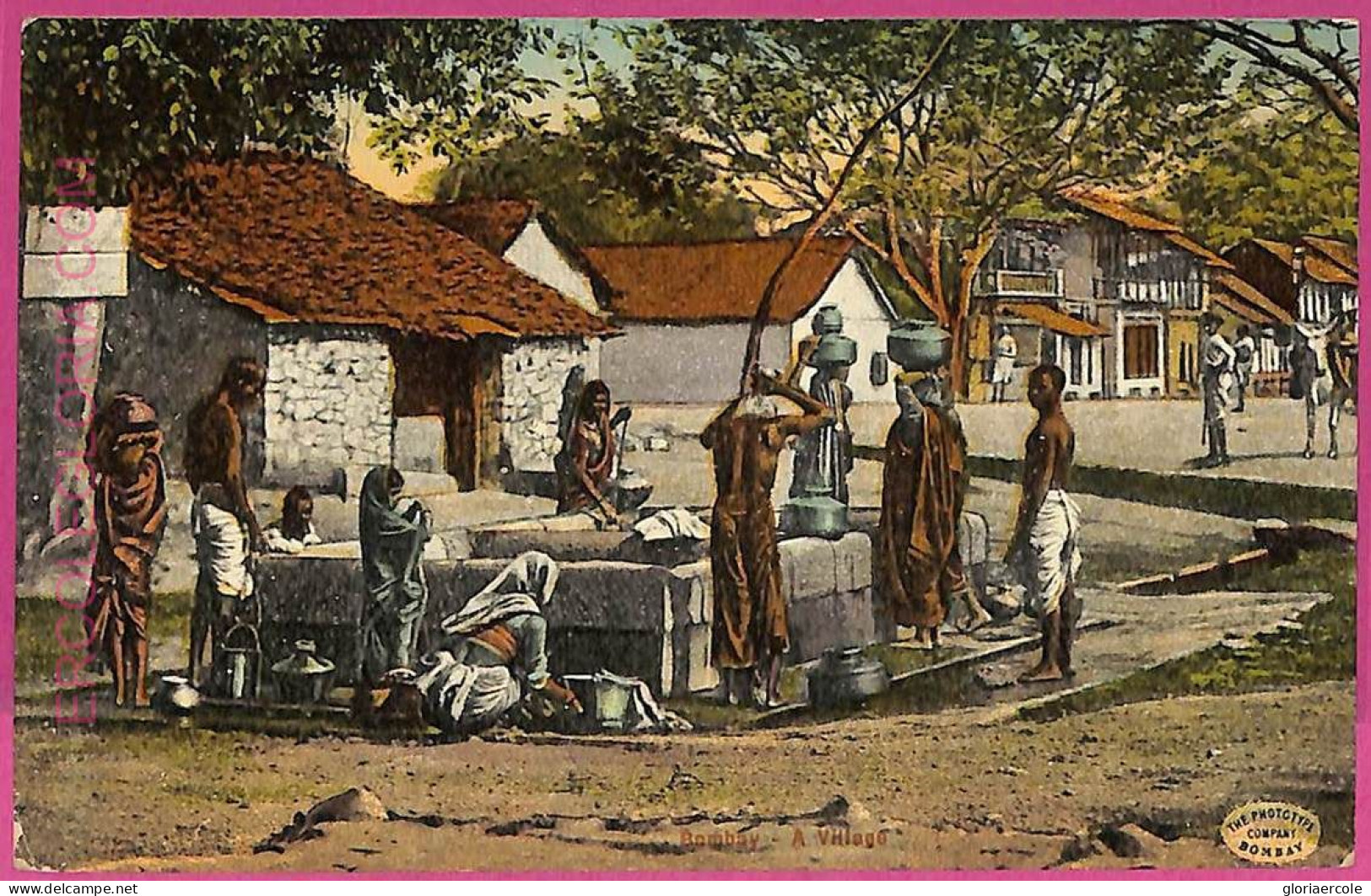 Ag3823  - INDIA - VINTAGE POSTCARD - Bombay - Indien