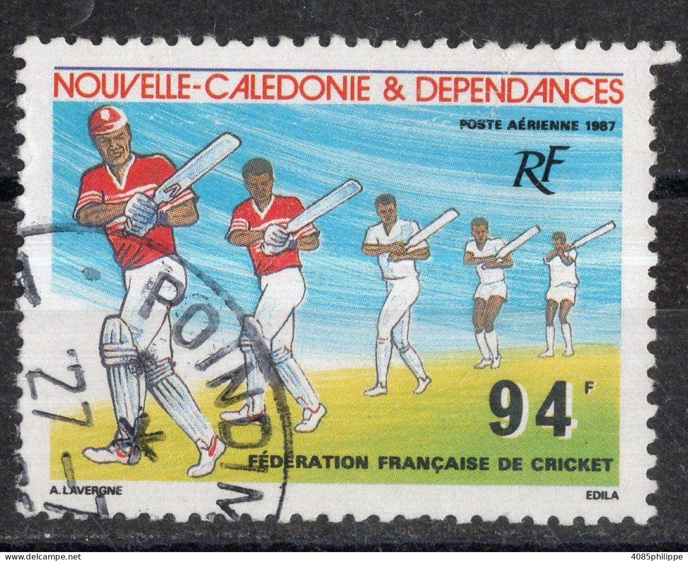 Nvelle CALEDONIE Timbre-Poste Aérienne N°256 Oblitéré Cote :  2€30 - Usados