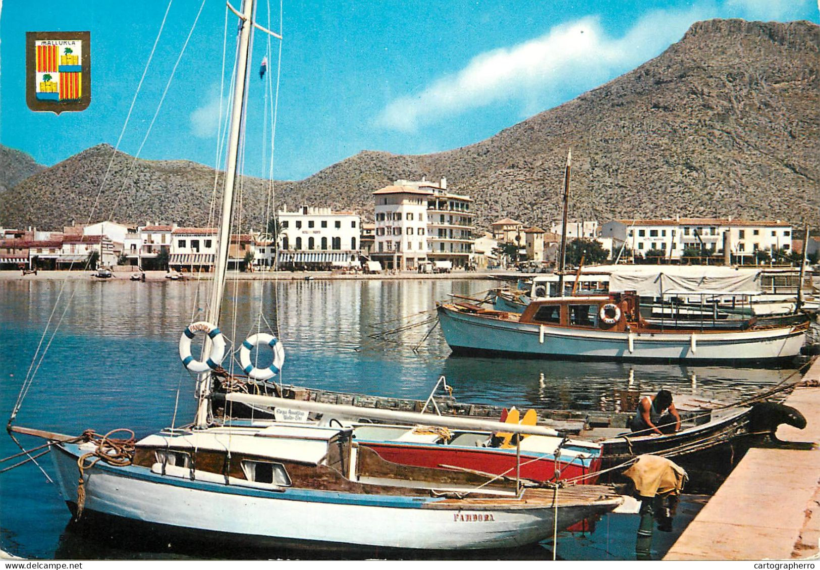 Navigation Sailing Vessels & Boats Themed Postcard Mallorca Pollensa - Voiliers