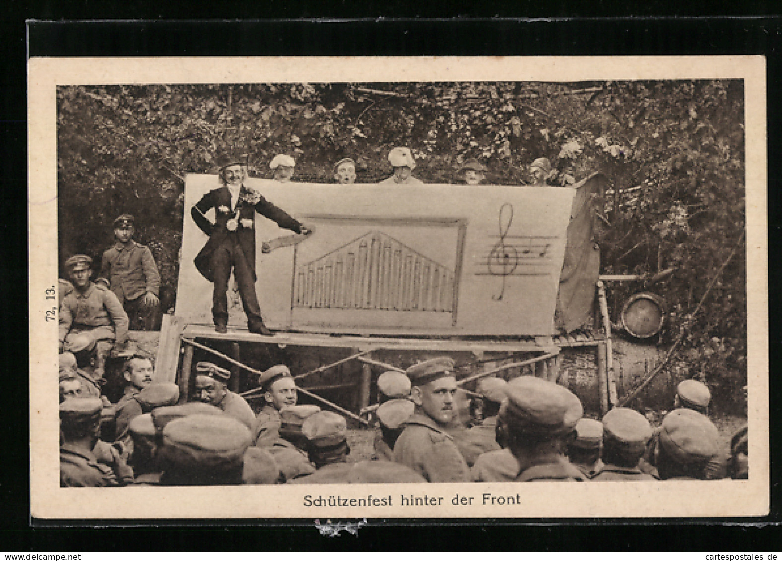 AK Soldaten Auf Dem Schützenfest Hinter Der Front  - Hunting