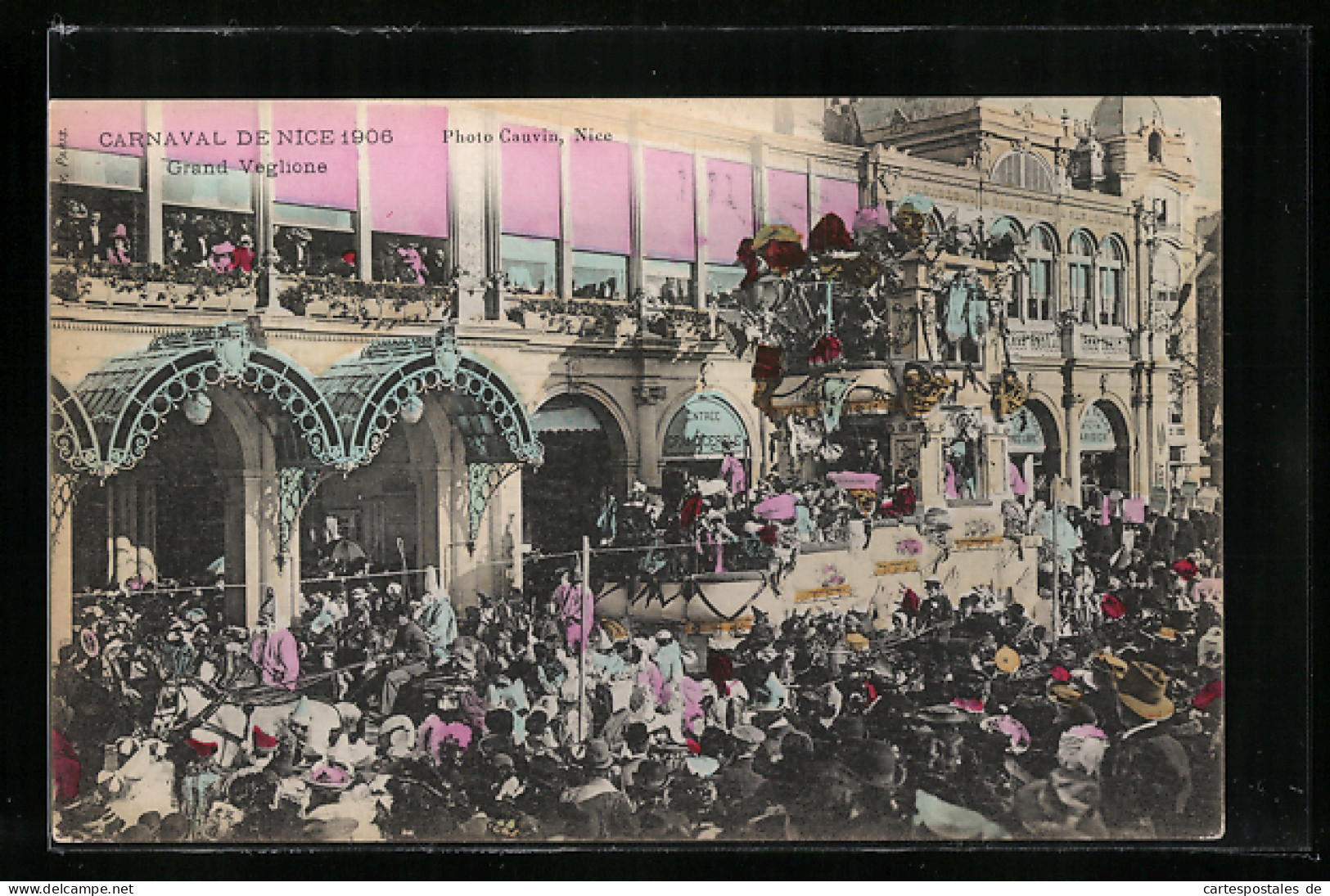 AK Nice, Carneval 1906, Grand Veglione, Festwagen Zu Fasching  - Carnival