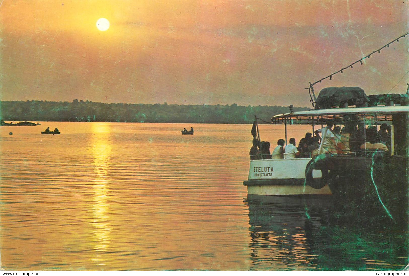 Navigation Sailing Vessels & Boats Themed Postcard Romania Mamaia Siutghiol Boat - Velieri