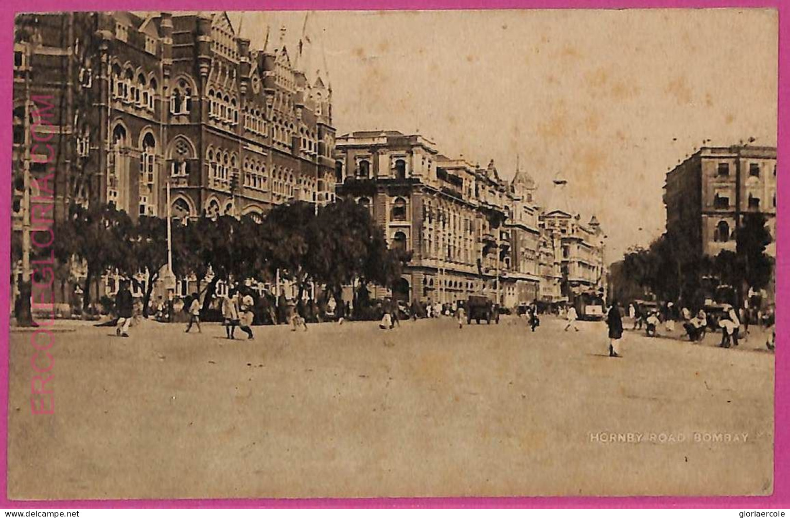 Ag3825  - INDIA - VINTAGE POSTCARD - Bombay - Inde