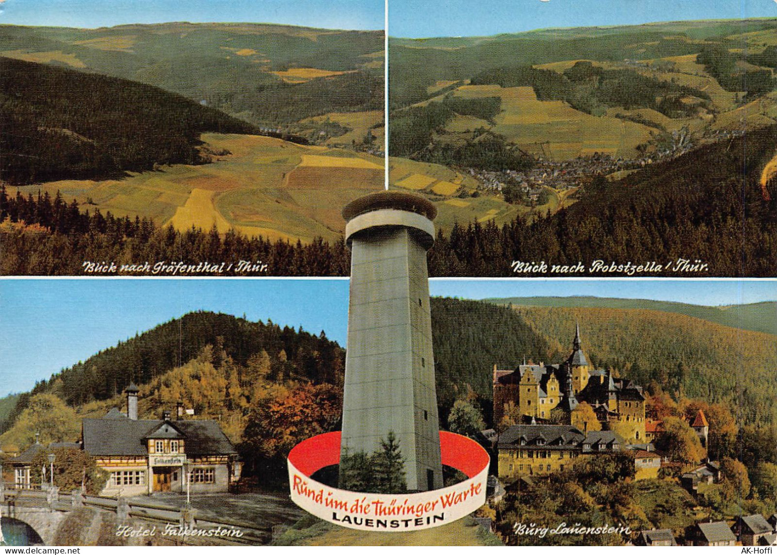 Lauenstein - Blick Nach Gräfenthal - Blick Nach Probstzella - Burg Lauenstein - Autres & Non Classés