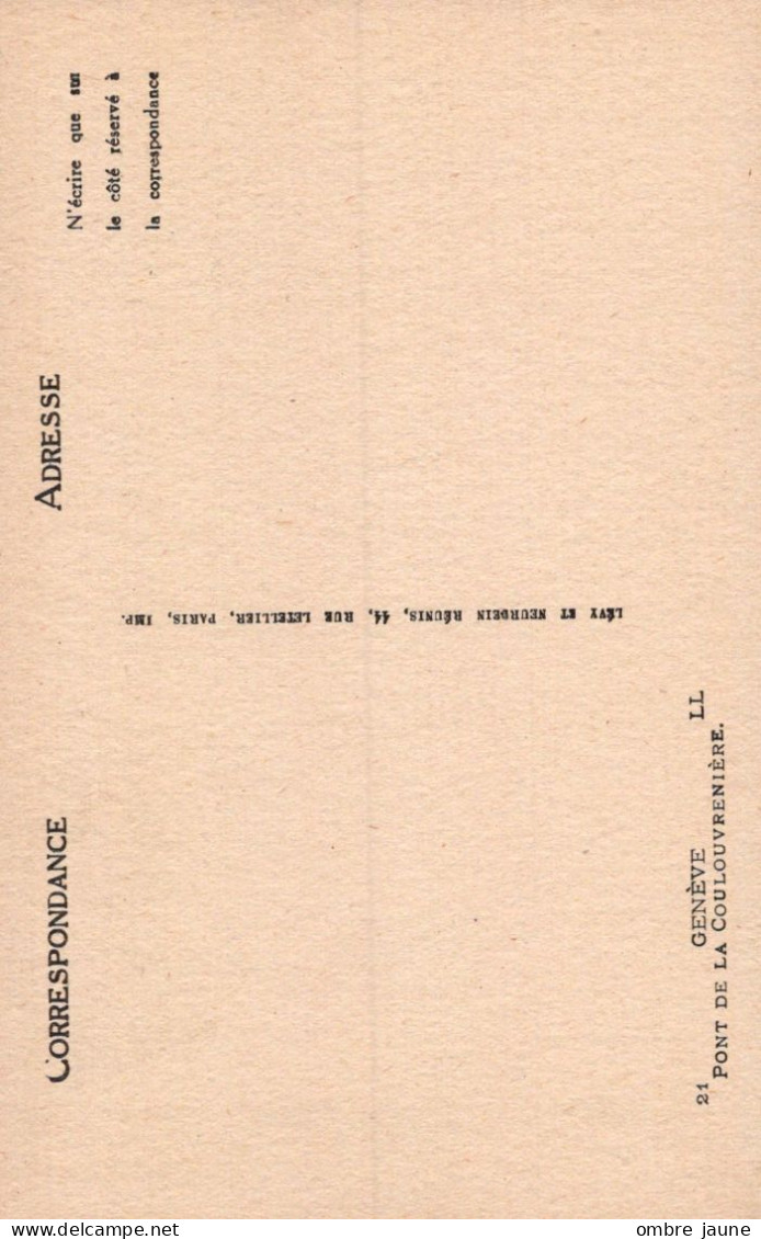 VM - Ensemble 20 Cartes Colorisées De GENEVE Dans Une Enveloppe Boite - Etat Exceptionnel De La Couleur Des Cartes - Genève