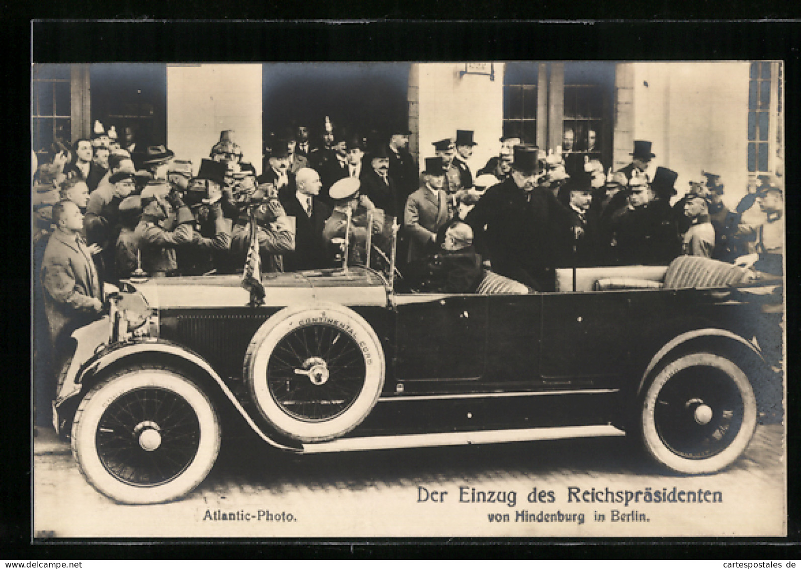 AK Berlin, Der Einzug Des Reichspräsidenten Paul Von Hindenburg In Die Stadt  - Historical Famous People