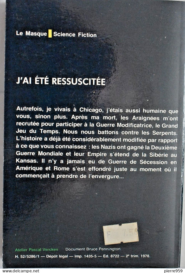 Le Grand Jeu Du Temps - Fritz LEIBER - Le Masque SF