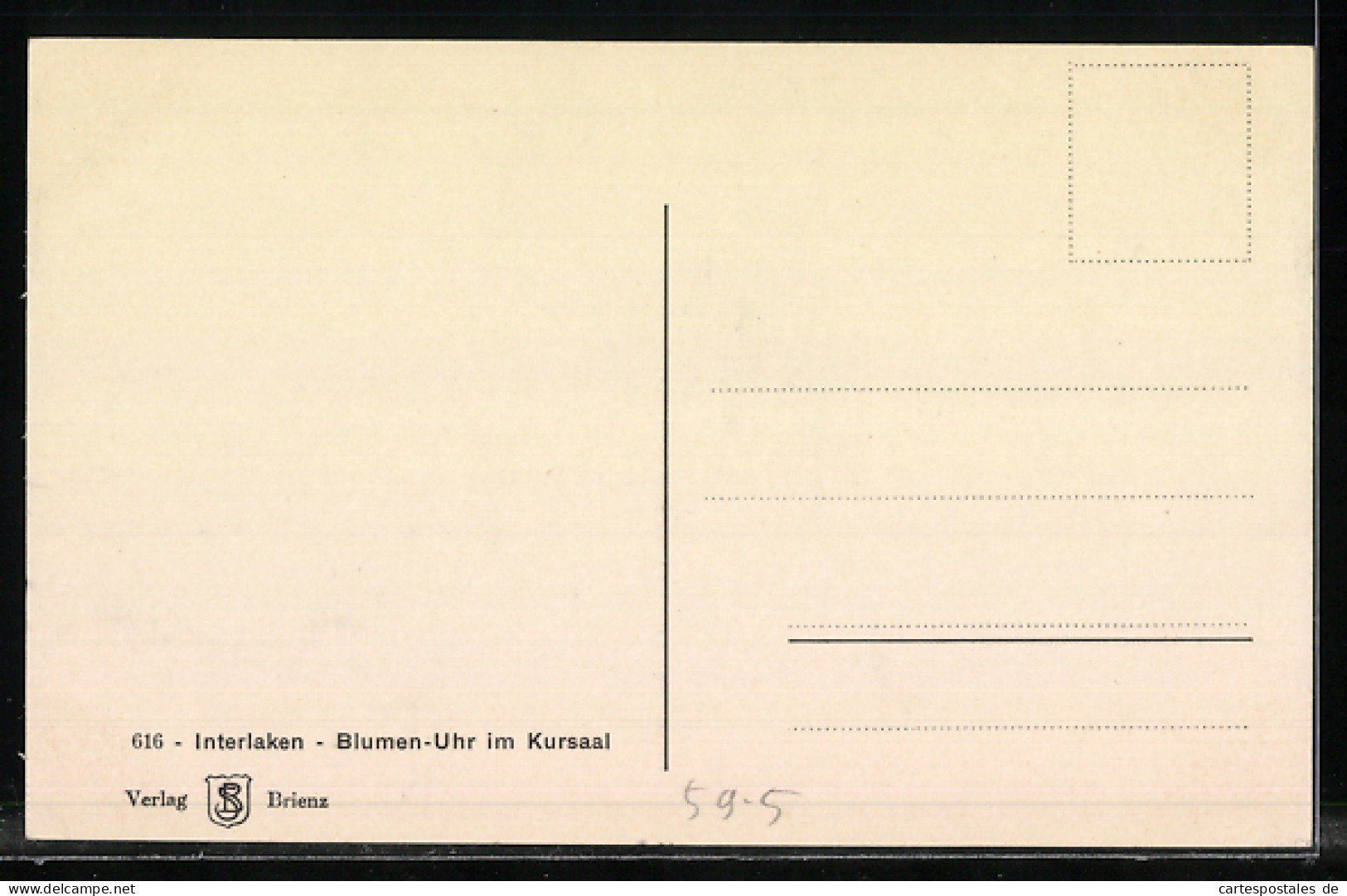 AK Interlaken, Blumen-Uhr Im Kursaal  - Astronomía