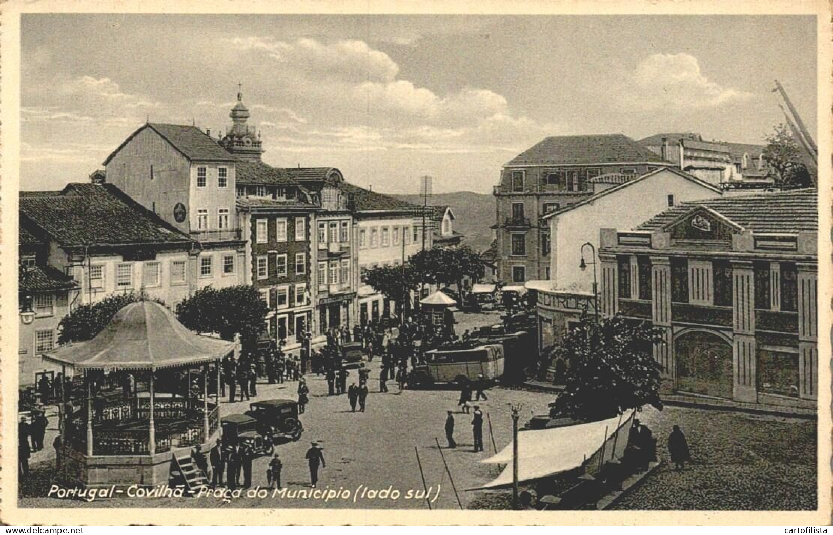 COVILHÃ - Praça Do Município, Lado Sul   ( 2 Scans ) - Castelo Branco