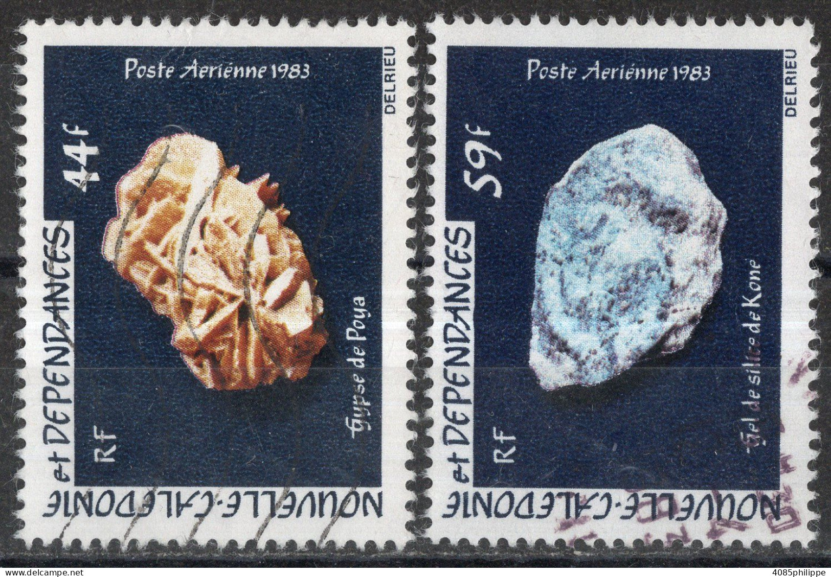 Nvelle CALEDONIE Timbres-Poste Aérienne N°227 & 228 Oblitérés Cote : 3€50 - Used Stamps